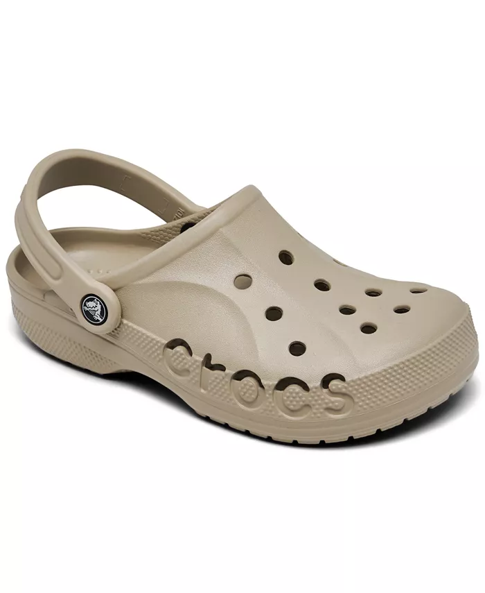 

Мужские и женские классические клоги Baya от Finish Line Crocs, коричневый/бежевый