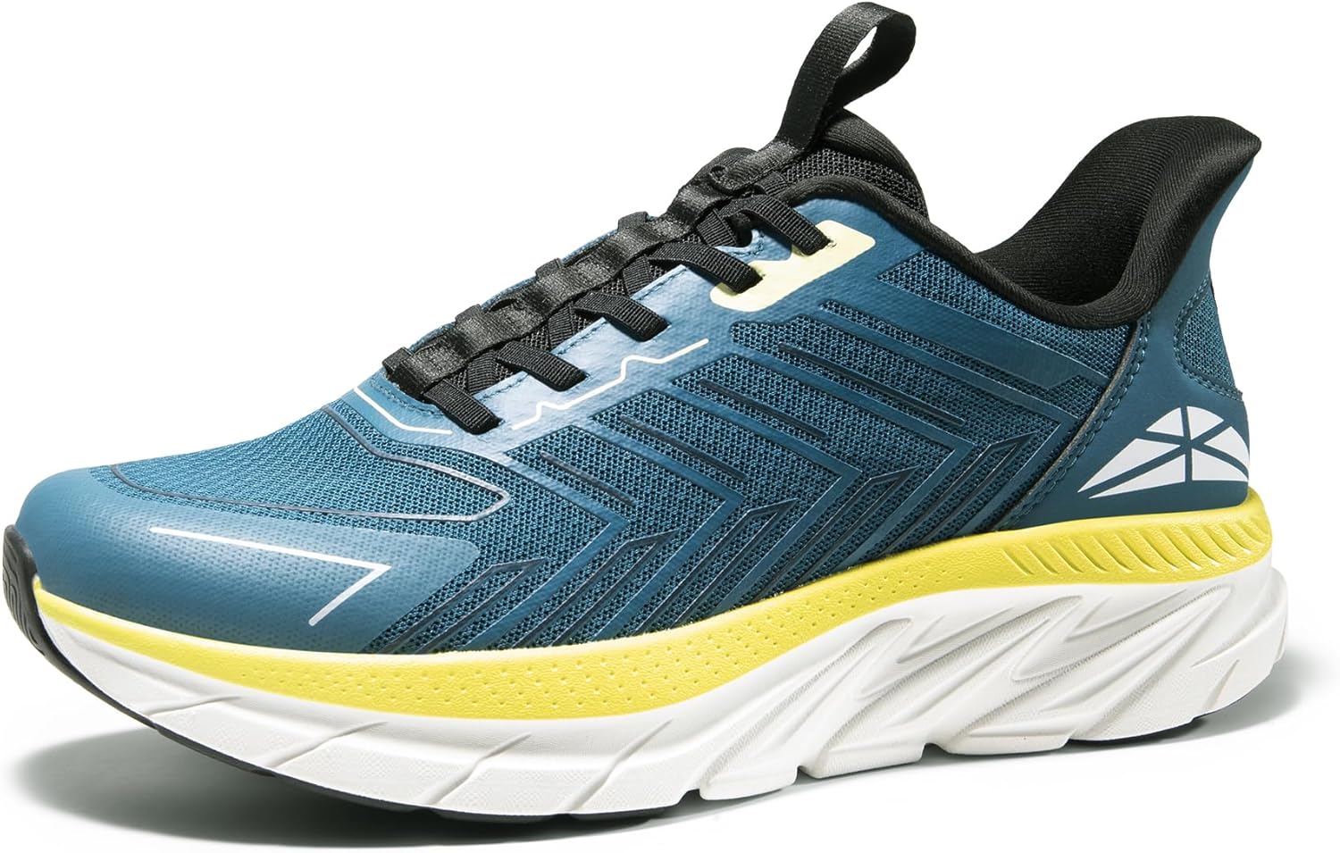 

Мужские кроссовки без шнурков для ходьбы, бега и тренировок, удобные, дышащие, противоскользящие, для фитнеса и кросс-тренинга, модные спортивные кеды Allswifit, True Blue