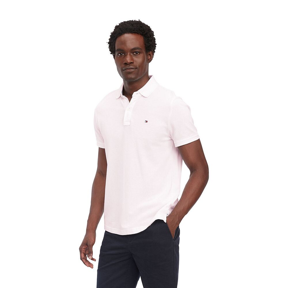 

Мужская футболка Tommy Hilfiger Justin Polo, цвет Light Pink