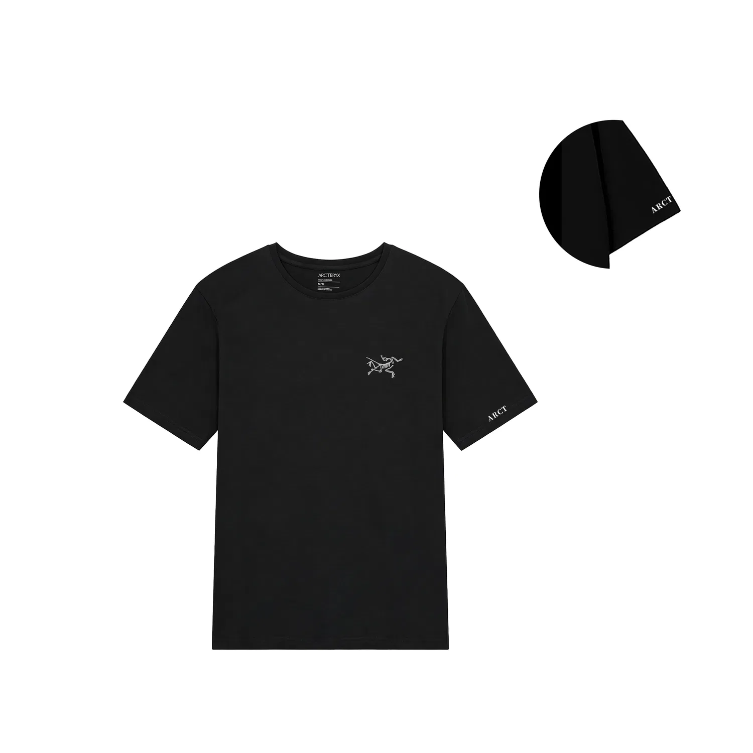 Arcteryx Футболка хлопковая Kragg Arc'teryx черная — фото 4