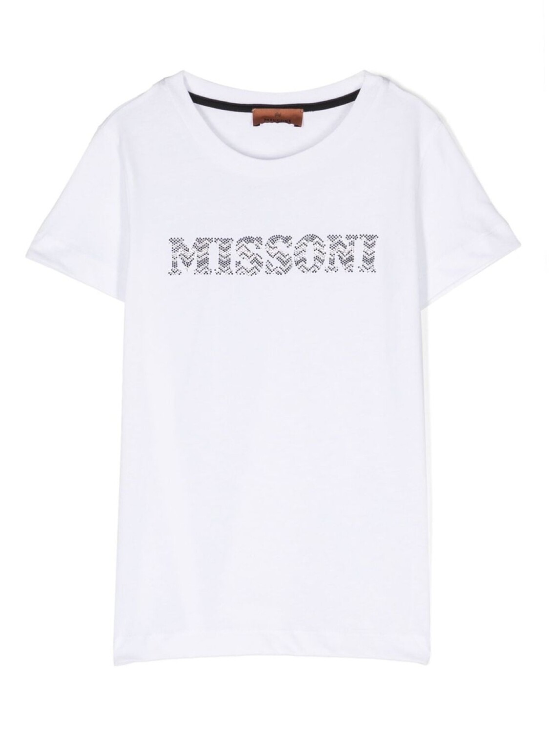 

Missoni Kids футболка с логотипом, белый