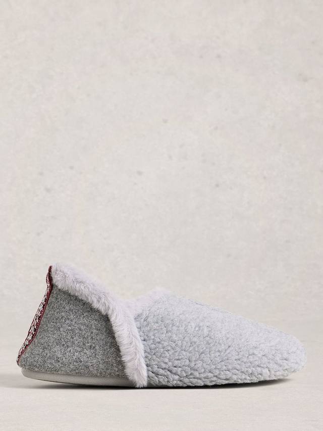 Теплые угги Reya из искусственного меха White Stuff, Light Grey