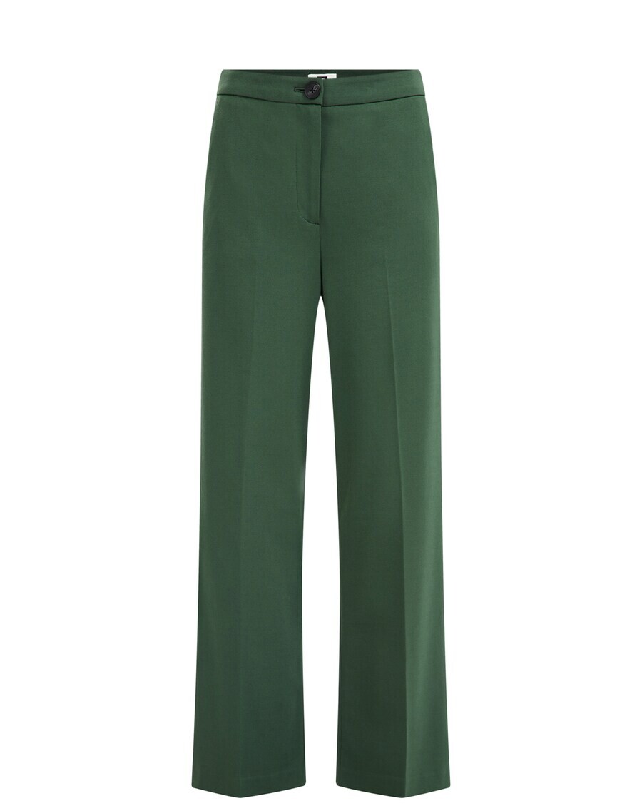 

Брюки WE Fashion Regular Pleated Pants, темно-зеленый