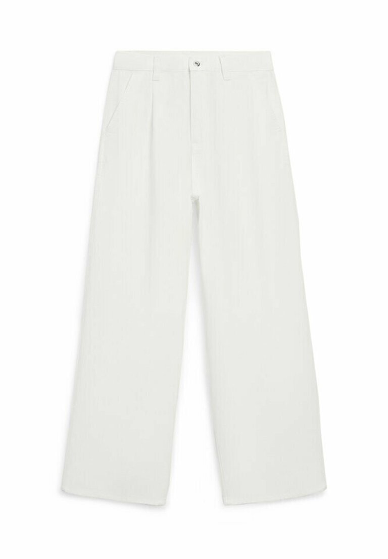

Джинсы прямого кроя WIDE-WITH DART DETAILS Massimo Dutti, белый