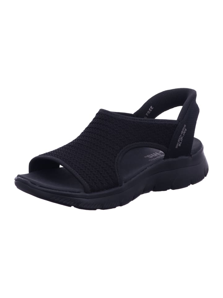 Сандалии на плоской подошве Skechers, черный