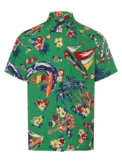 

Рубашка Polo Ralph Lauren, зеленый