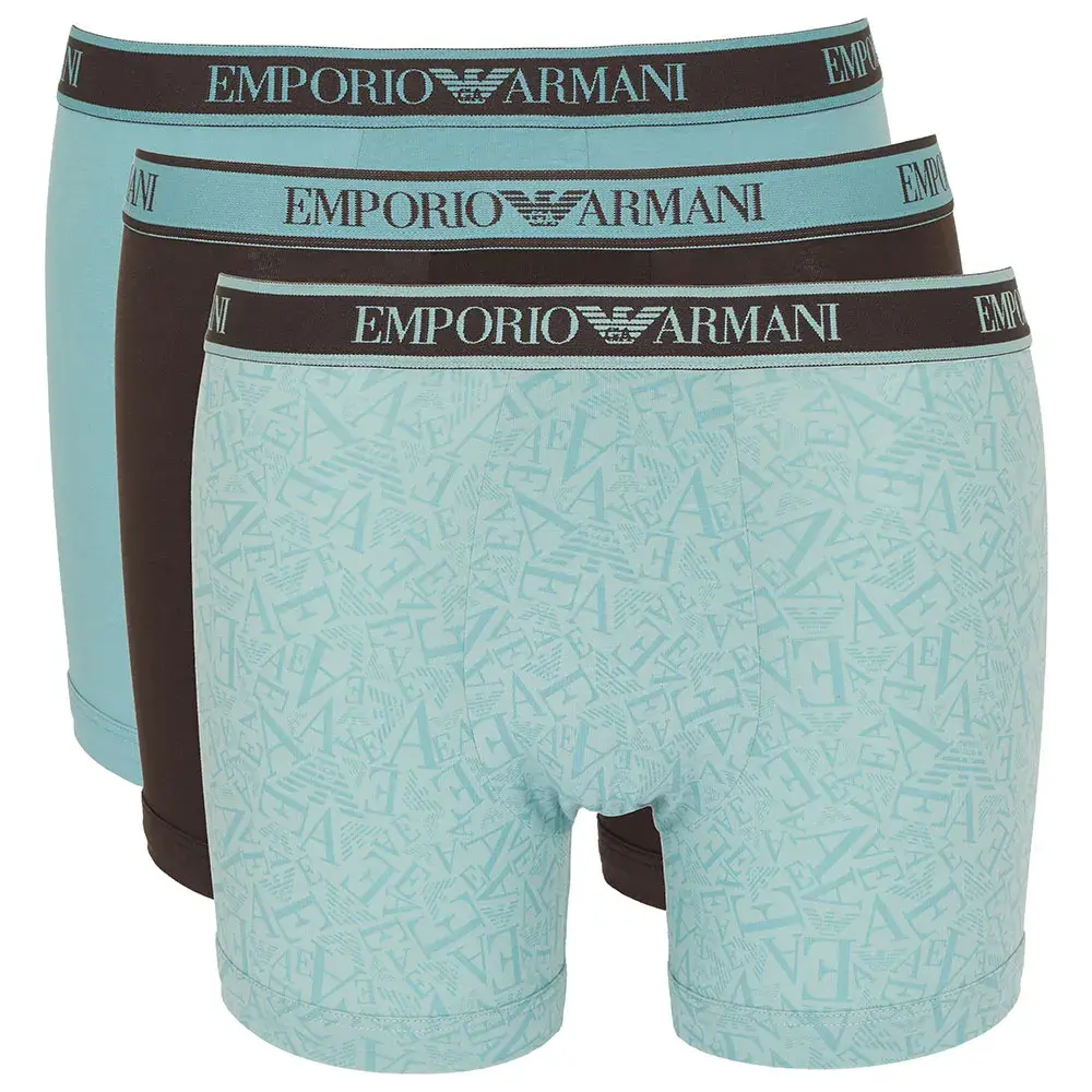 

Боксеры Emporio Armani Core Logoband 3 units, коричневый