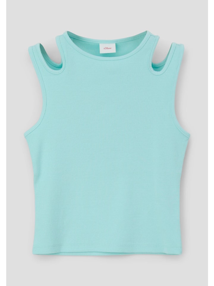 

s.Oliver Футболка цвета 6006_светло-бирюзовый, Зеленый, s.Oliver Футболка цвета 6006_светло-бирюзовый