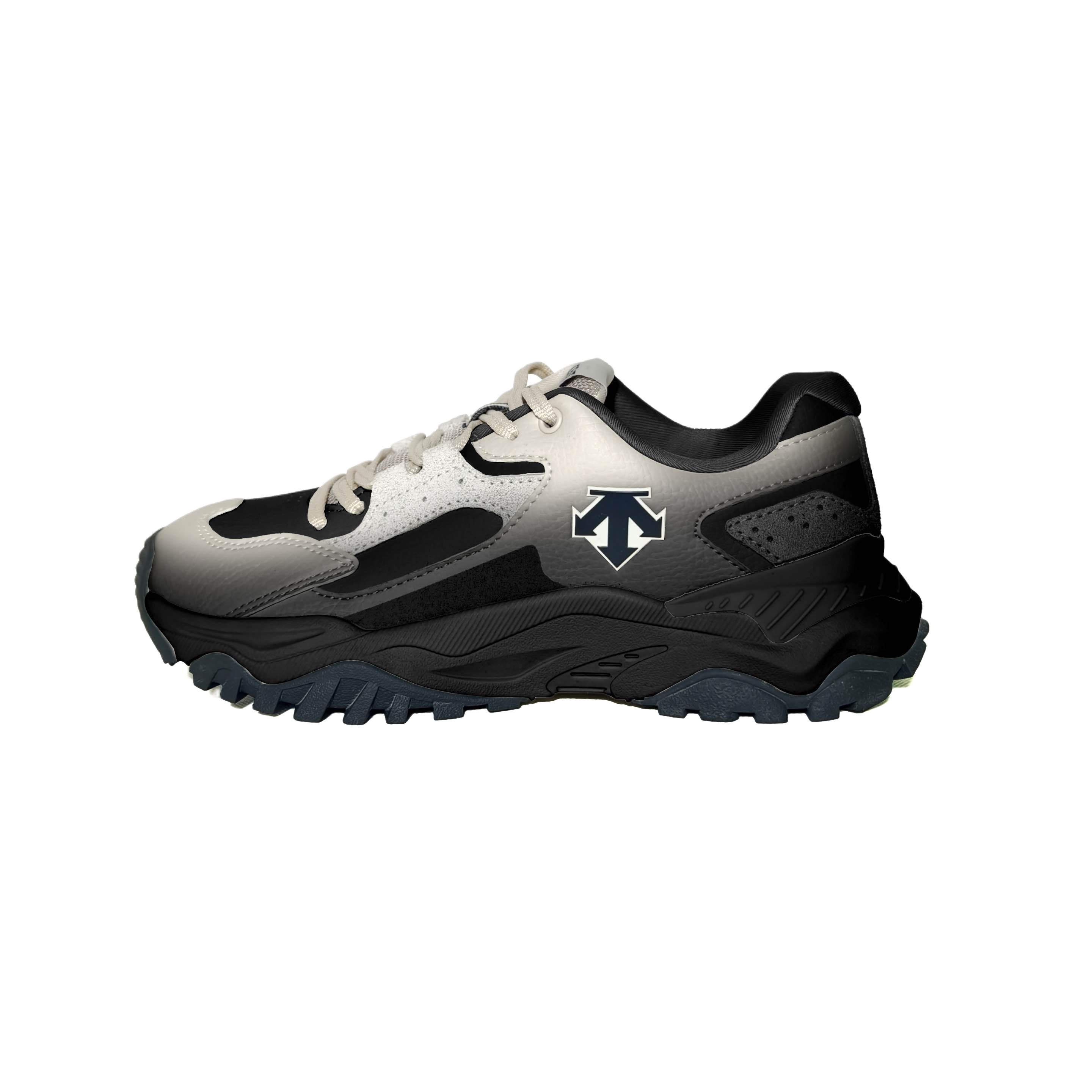 

Плоузен низкие повседневные кроссовки унисекс градиент gray DESCENTE, черный