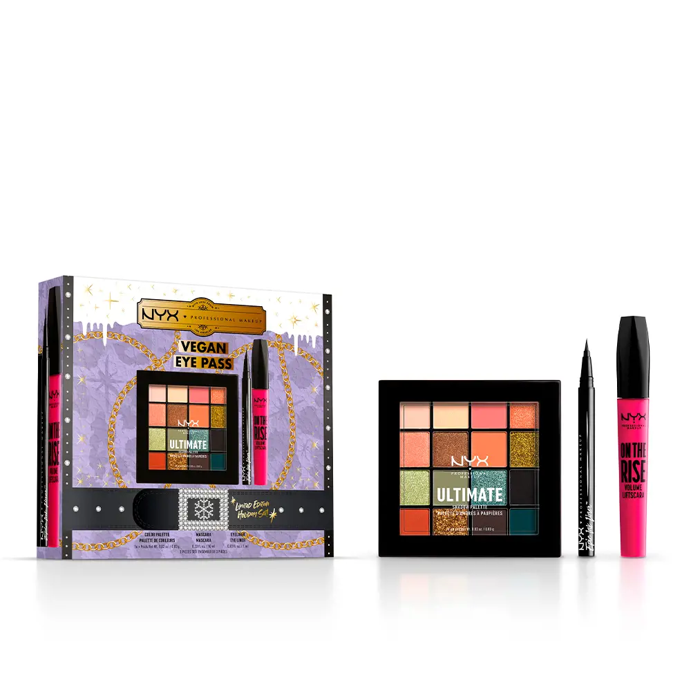 Тени для век Vegan eye pass limited edition lote Nyx Professional Make Up, 3 шт. — фото 4