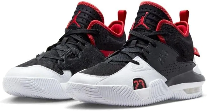 Мужские баскетбольные кроссовки Nike Air Jordan Stay Loyal 2 Dq8401, Black White Gym Red — фото 2