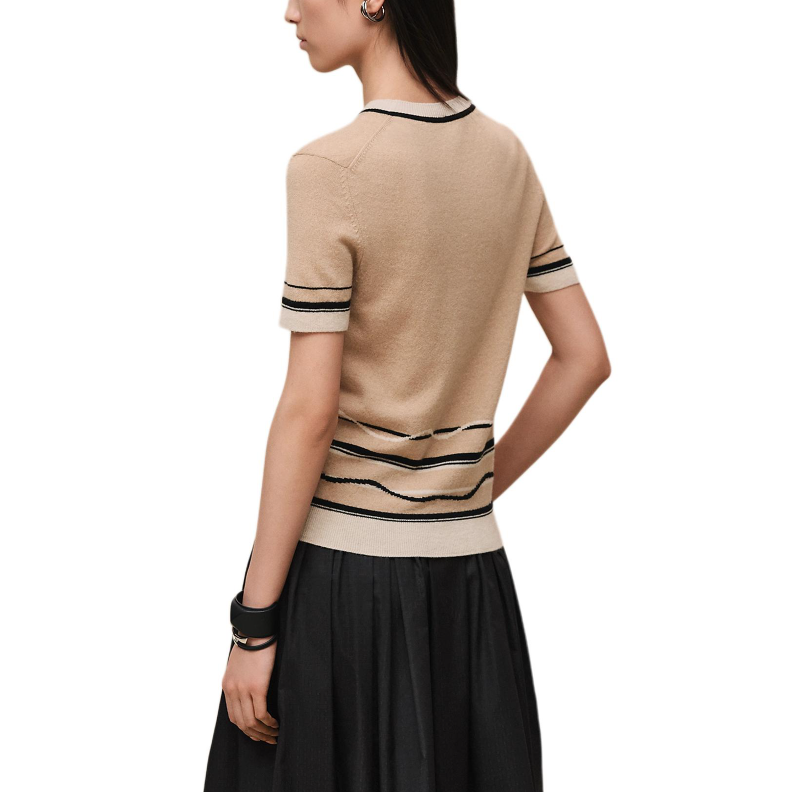 SS26 Кашемировый свитер Women's HERMES, cashews бежевый — фото 2