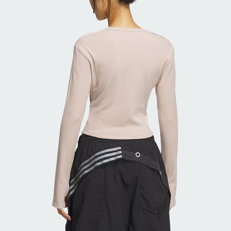 Футболка с рукавом реглан женская Wonder Taupe Adidas Originals — фото 4