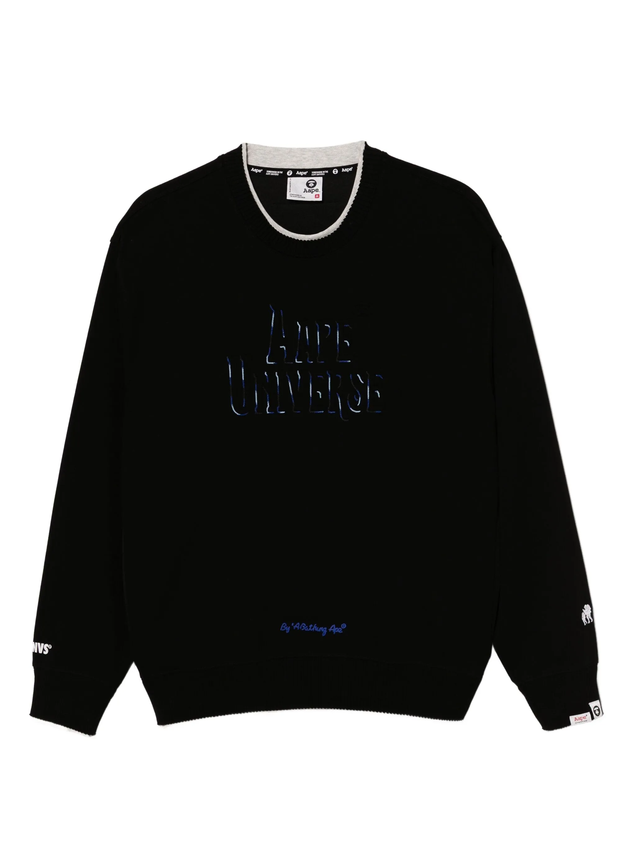 

Толстовка с тисненым логотипом Aape By A Bathing Ape, черный