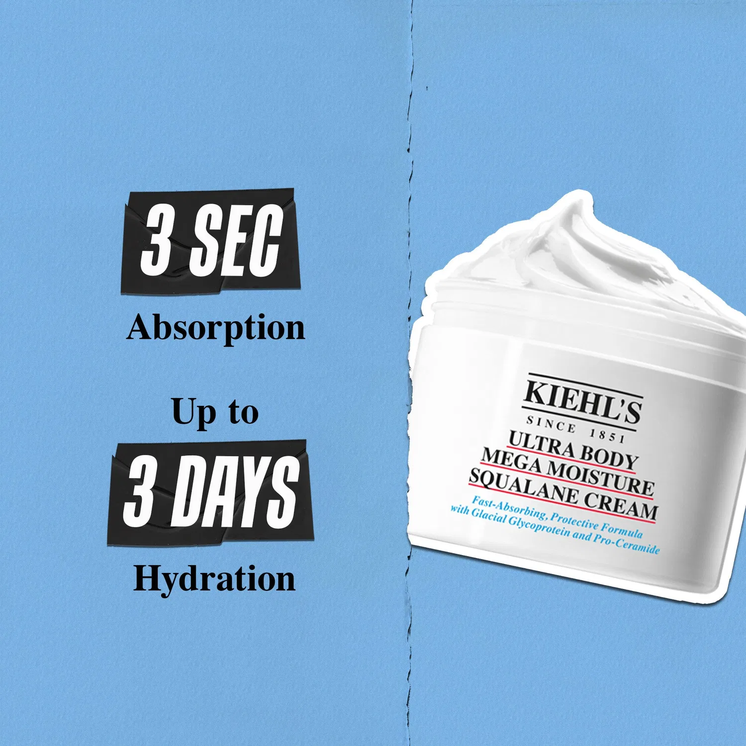 Крем для лица Kiehl's — Для тела Ultra Body Mega Moisture Squalane, Since, 250 мл — фото 4