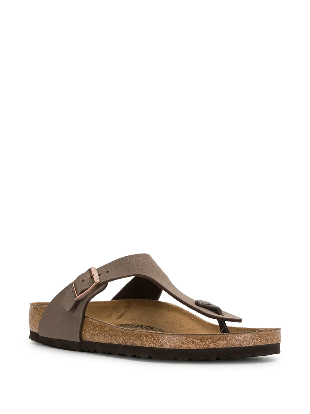 Шлепанцы Gizeh с Т-образным ремешком BIRKENSTOCK, коричневый — фото 2