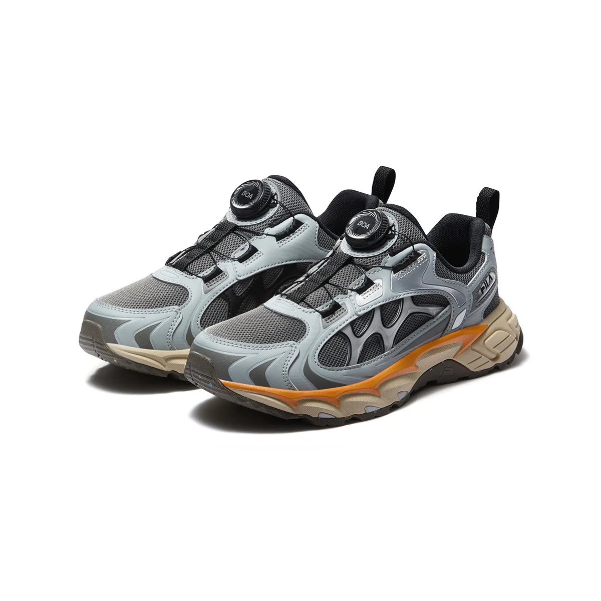 FILA KIDS Детские кроссовки для активного отдыха из синтетической кожи и текстиля, устойчивые к истиранию и дышащие — фото 4