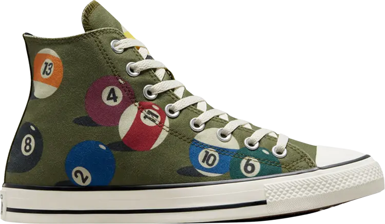 

Кроссовки Chuck Taylor All Star High 'Billiards - Trolled Green', зеленый