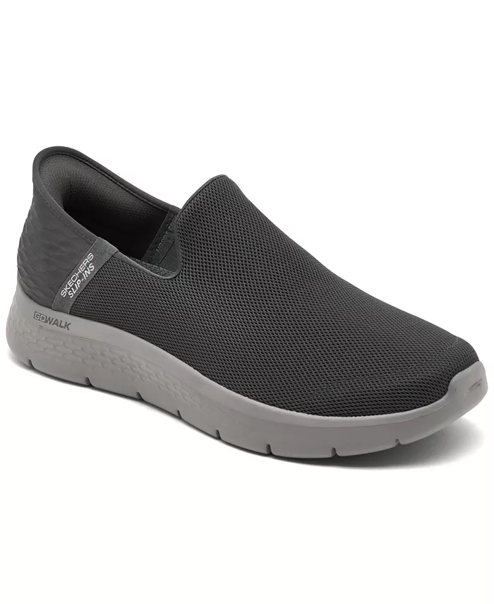 

Мужские слипоны GoWalk Flex Slip-On повседневные кроссовки от Finish Line Skechers, серый