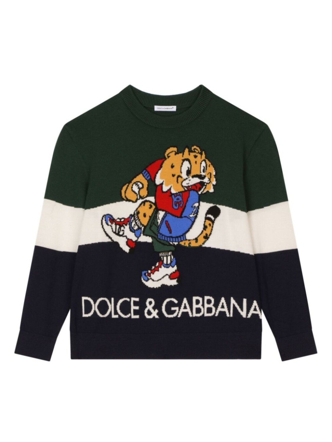 

Dolce & Gabbana джемпер из вирджинской шерсти, зеленый