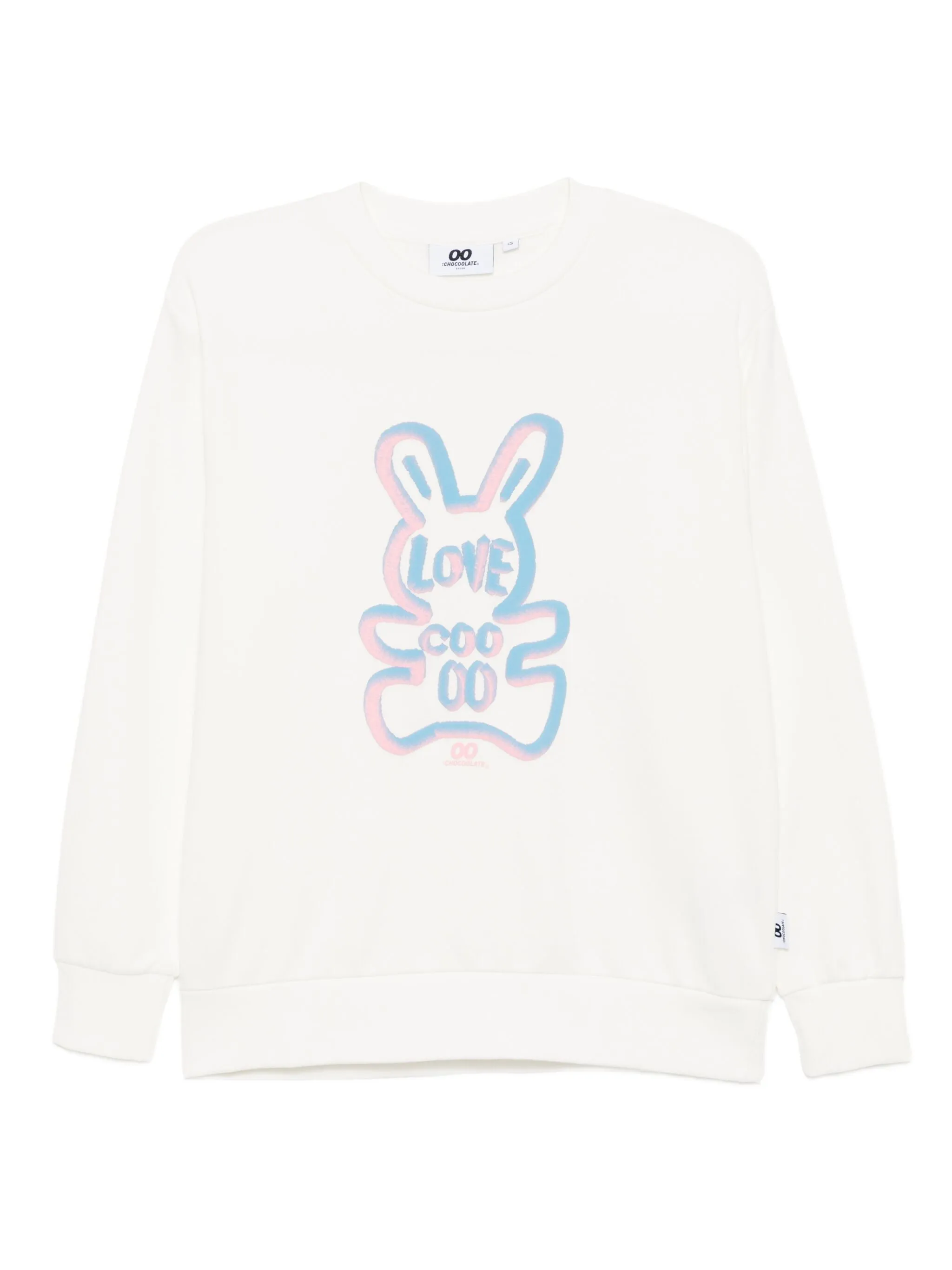 

Толстовка с тиснением Chocoolate, белый