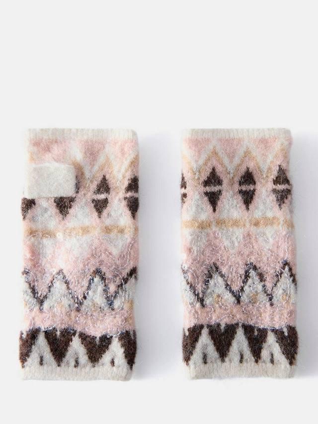 

Фингерлес перчатки в стиле Fair Isle Mint Velvet, Ivory/Multi