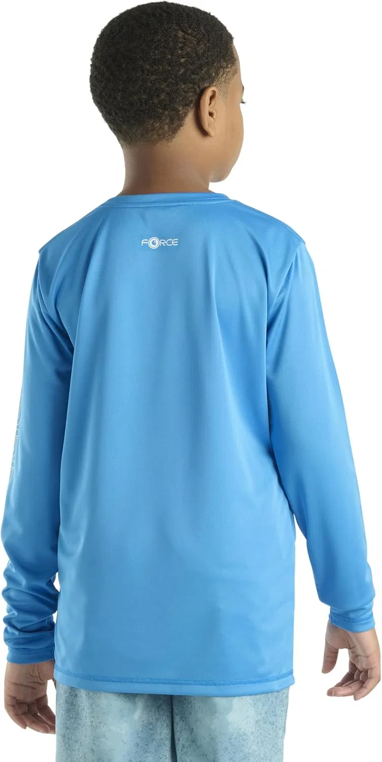Футболка с длинным рукавом Carhartt Force Sun Defender, Bright Blue — фото 2
