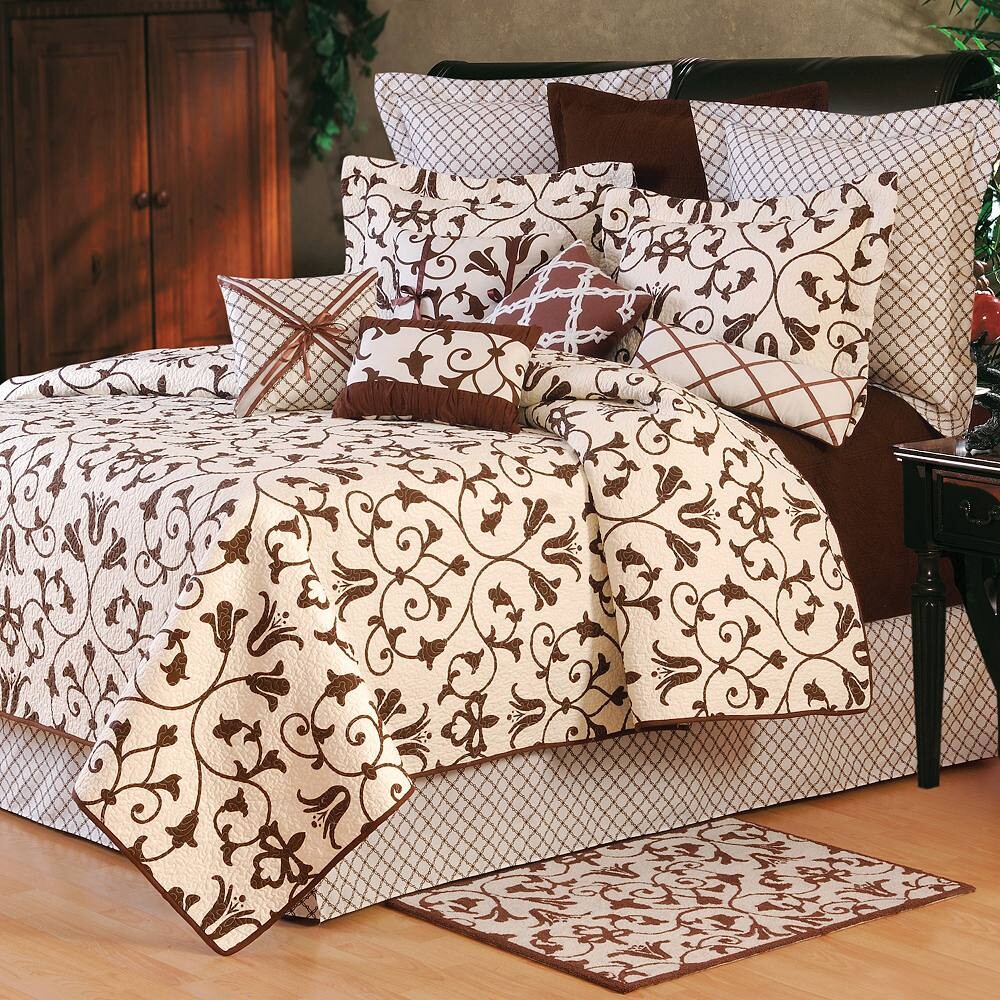 

Комплект одеял C&F Home Seraphina Brown с накладками, коричневый