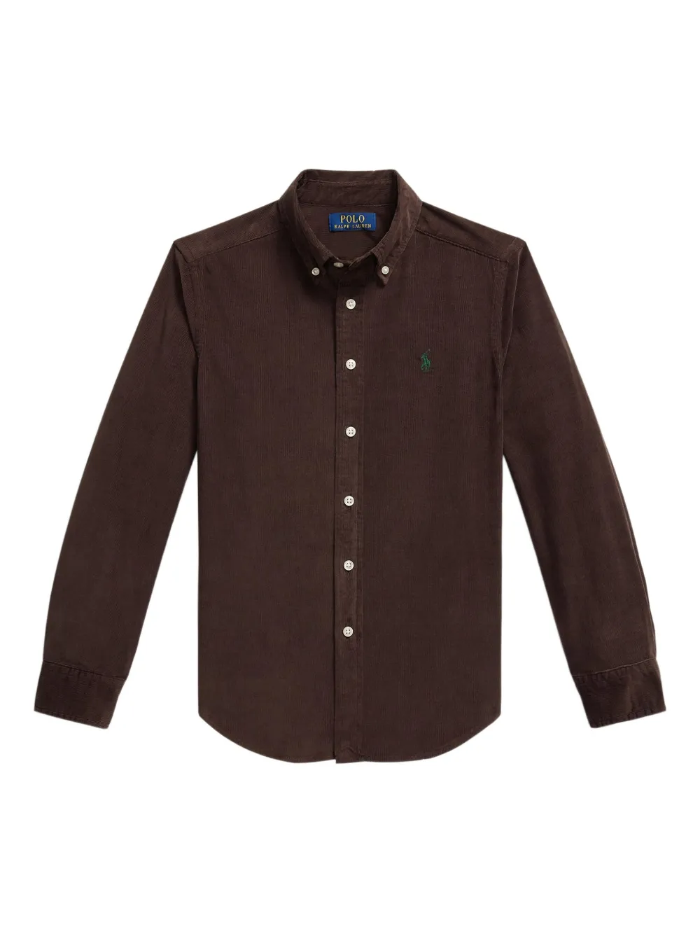 

Вельветовая рубашка с длинными рукавами POLO RALPH LAUREN KIDS, коричневый