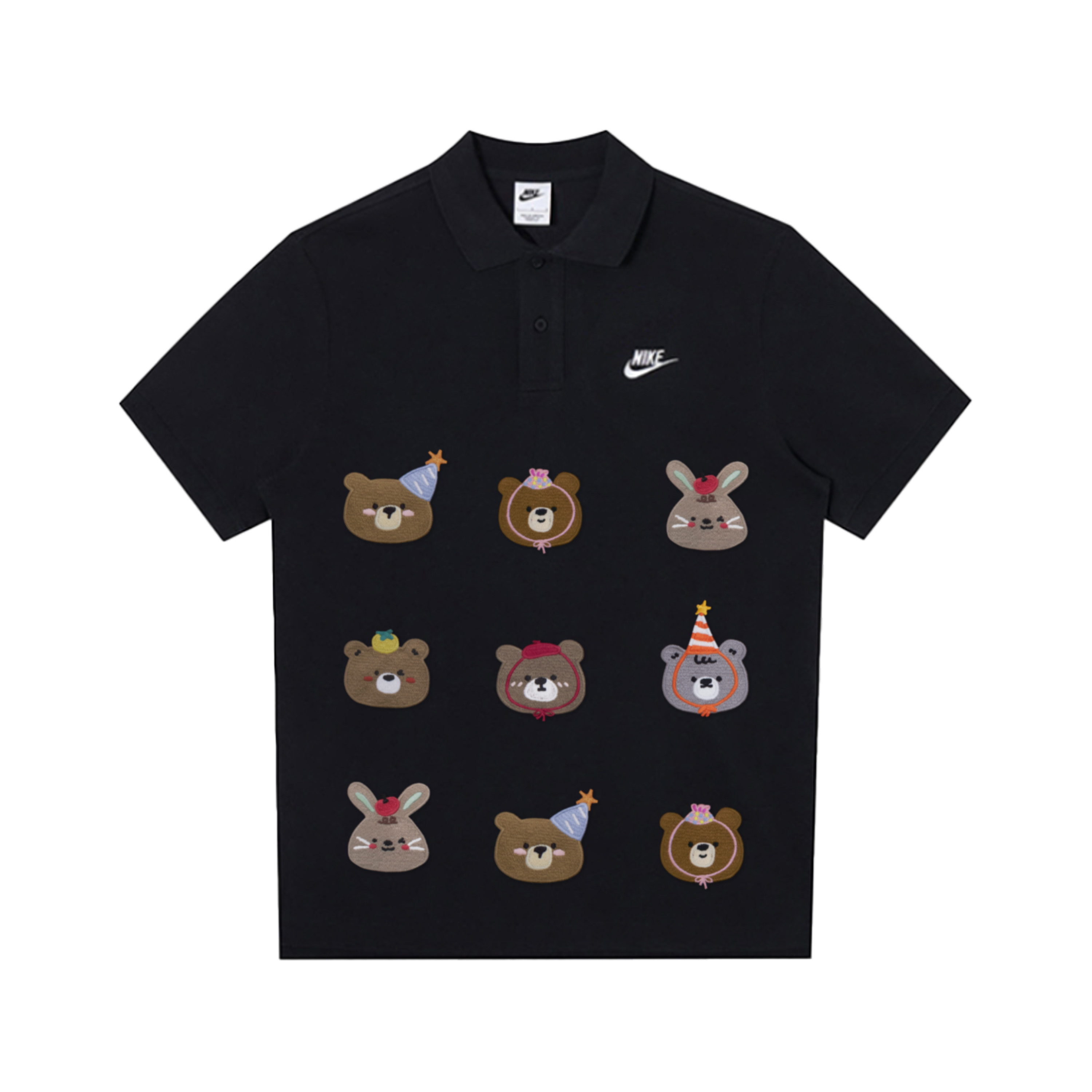 

Nike Спортивная поло мужская black, Черный, Nike Спортивная поло мужская black