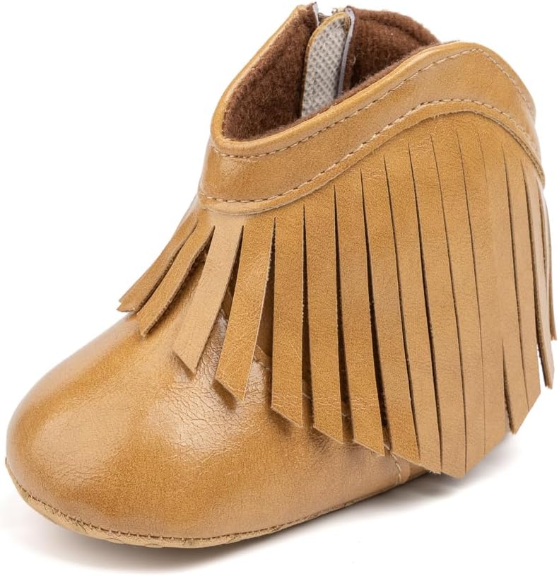 

Детские универсальные теплые ботинки с меховой подкладкой, мягкие, зимние для малышей, с нескользящей резиновой подошвой, зимние пинетки для малышей Zoolar, C7/Mirror Apricot