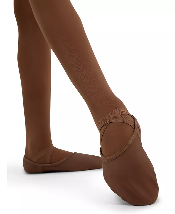 Балетки Hanami Canvas для девочек, светло-розовые Capezio, коричневый — фото 2