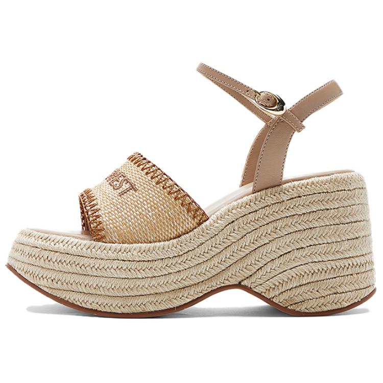 NINE WEST Женские сандалии на одной бляшке 9,5 см абрикос, цвет Apricot