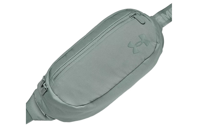 

Полиэстеровая наплечная сумка, кроссбоди, поясная сумка обычная унисекс асфальтовый серо-зеленый Under Armour