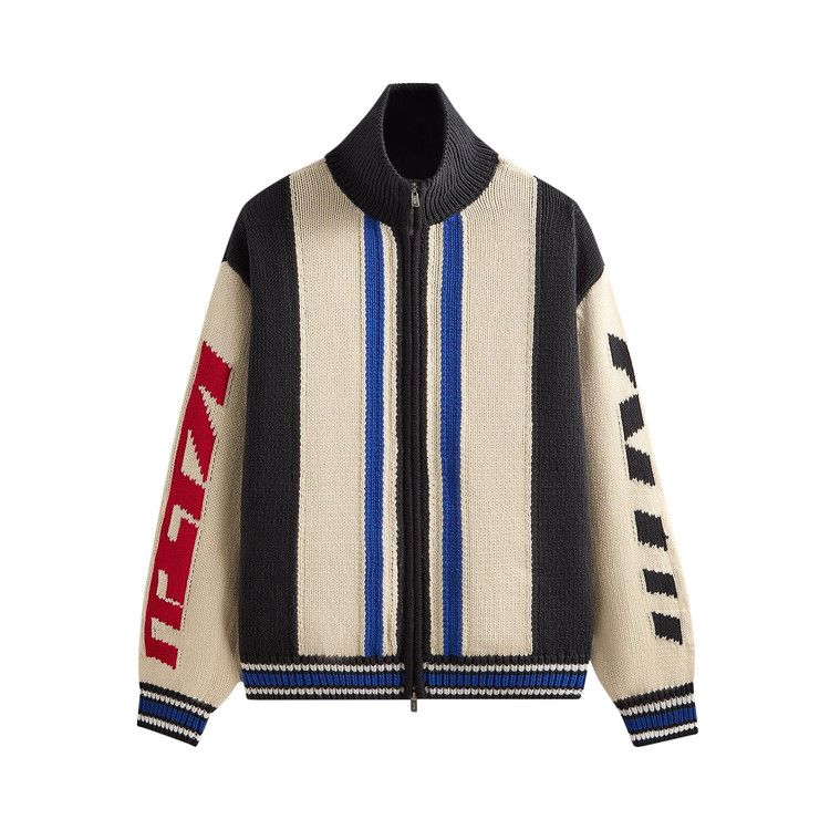 

Свитер Kith Color-Blocked Moto Full Zip Wyona Sweater, Sandrift