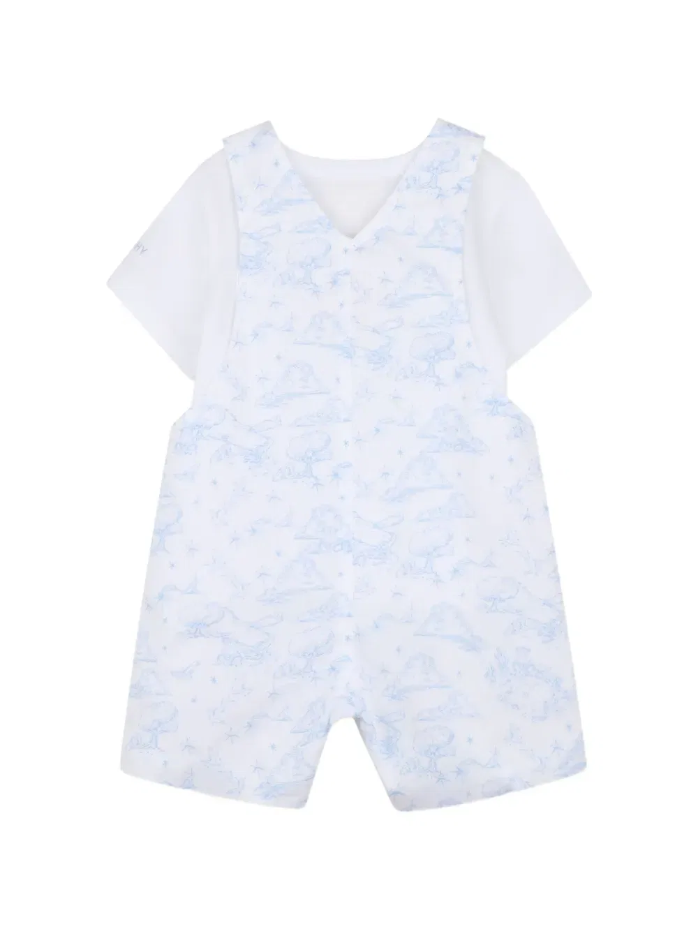 Комплект из комбинезона и футболки с принтом Givenchy Kids, белый — фото 2