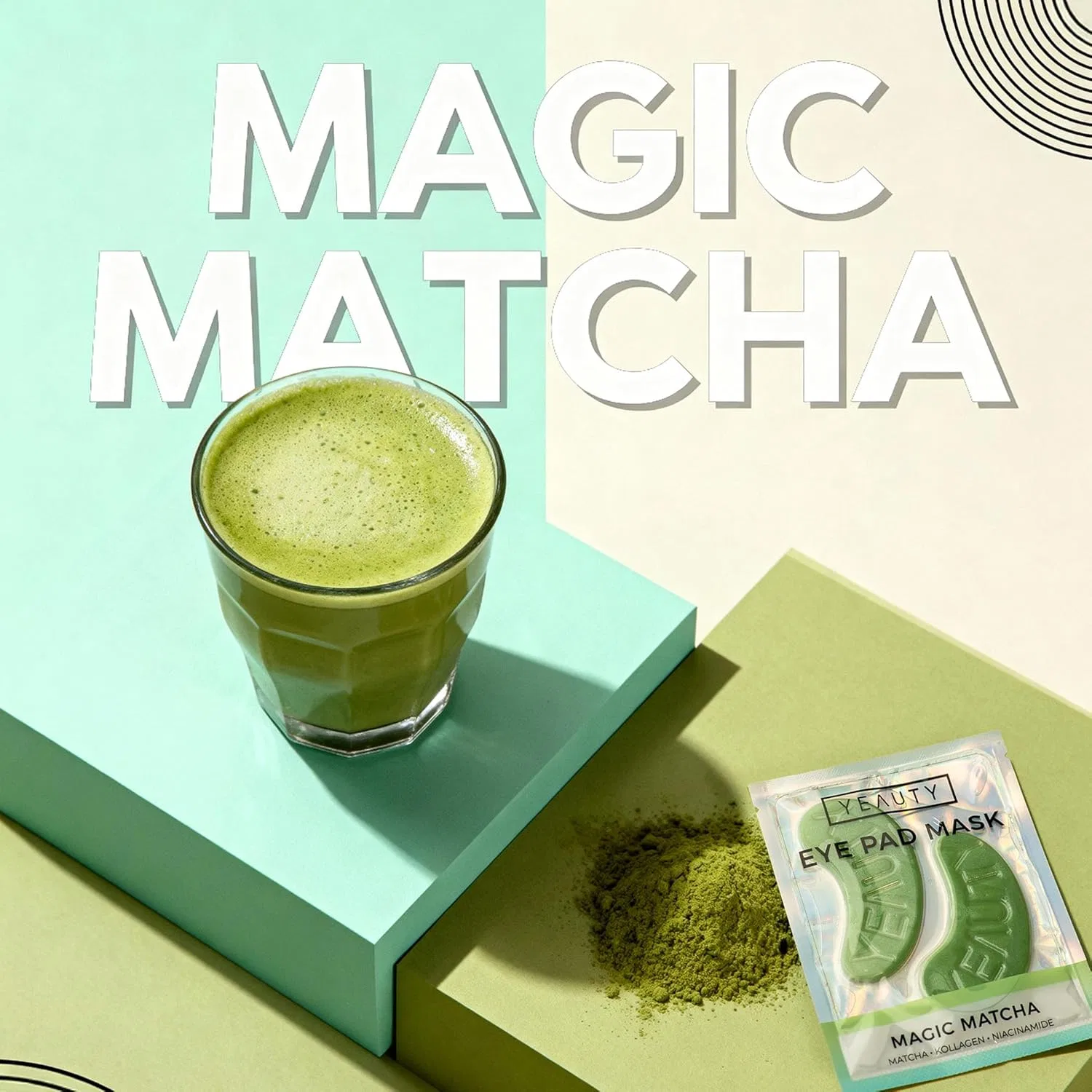 Гидрогелевые патчи для глаз «Magic Matcha» от YEAUTY Yeauty — фото 4