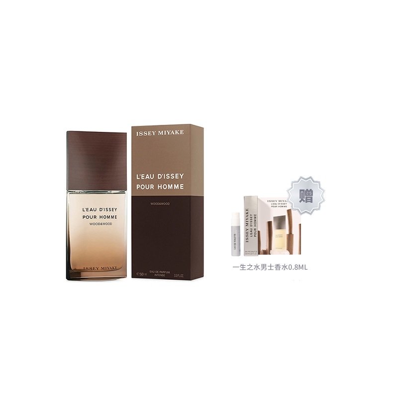 Мужской парфюм Lifetime Water Wood с древесными нотами Eau De Parfum Benzoin Cardamom 50ml/100ml ISSEY MIYAKE — фото 2