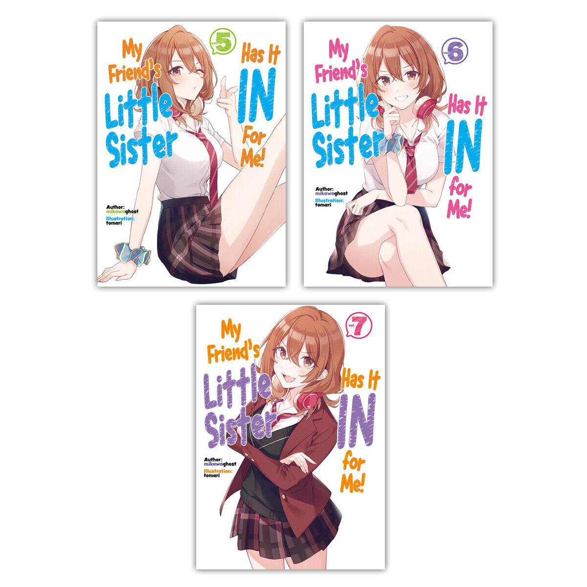 

Новелла My Friend's Little Sister Has It In For Me! Novel (5-7) Bundle