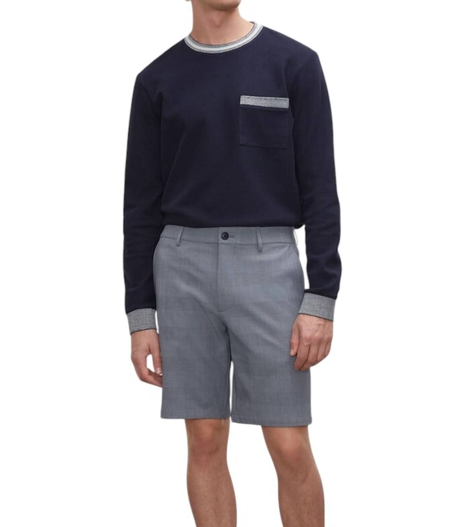 

Мужские шорты Maddox Fit Chino серого цвета Club Monaco