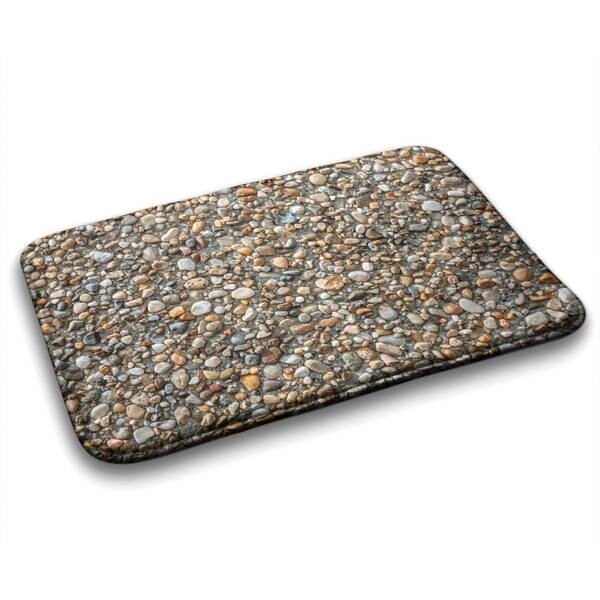 

Коврик для ванной Tulup Steiniger Strand, 75x1x75 см, бежевый
