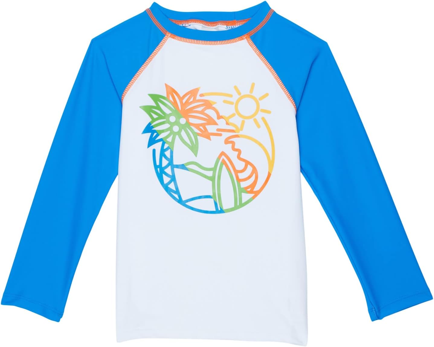 

Плавки Appaman Kids Sunny Surf Long Sleeve Rashguard, синий