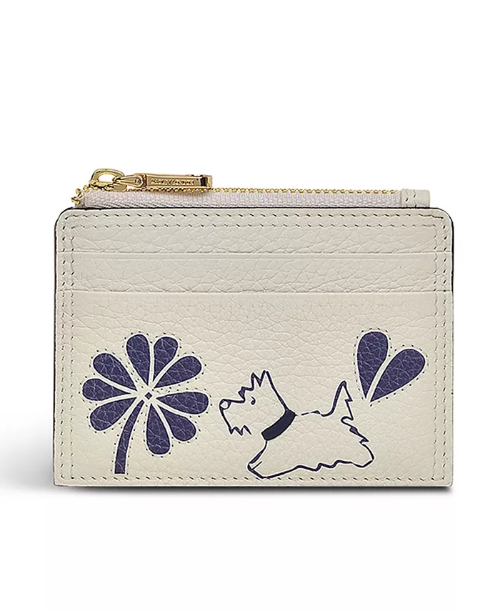

Мини-кошелек с цветочным принтом и прорезями Radley London, белый