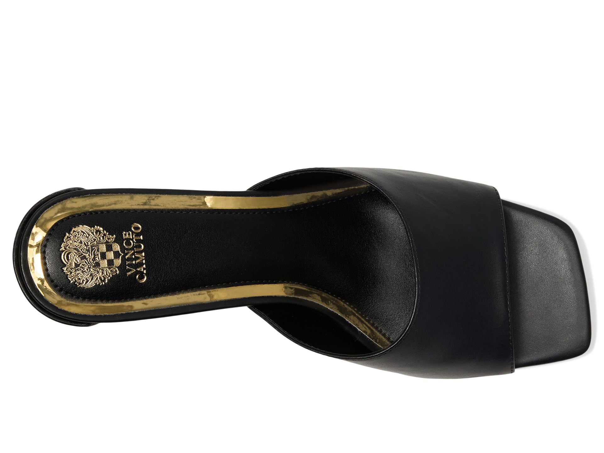 Сандалии Vince Camuto Sacha Block Heel Mule Sandal, черный — фото 2