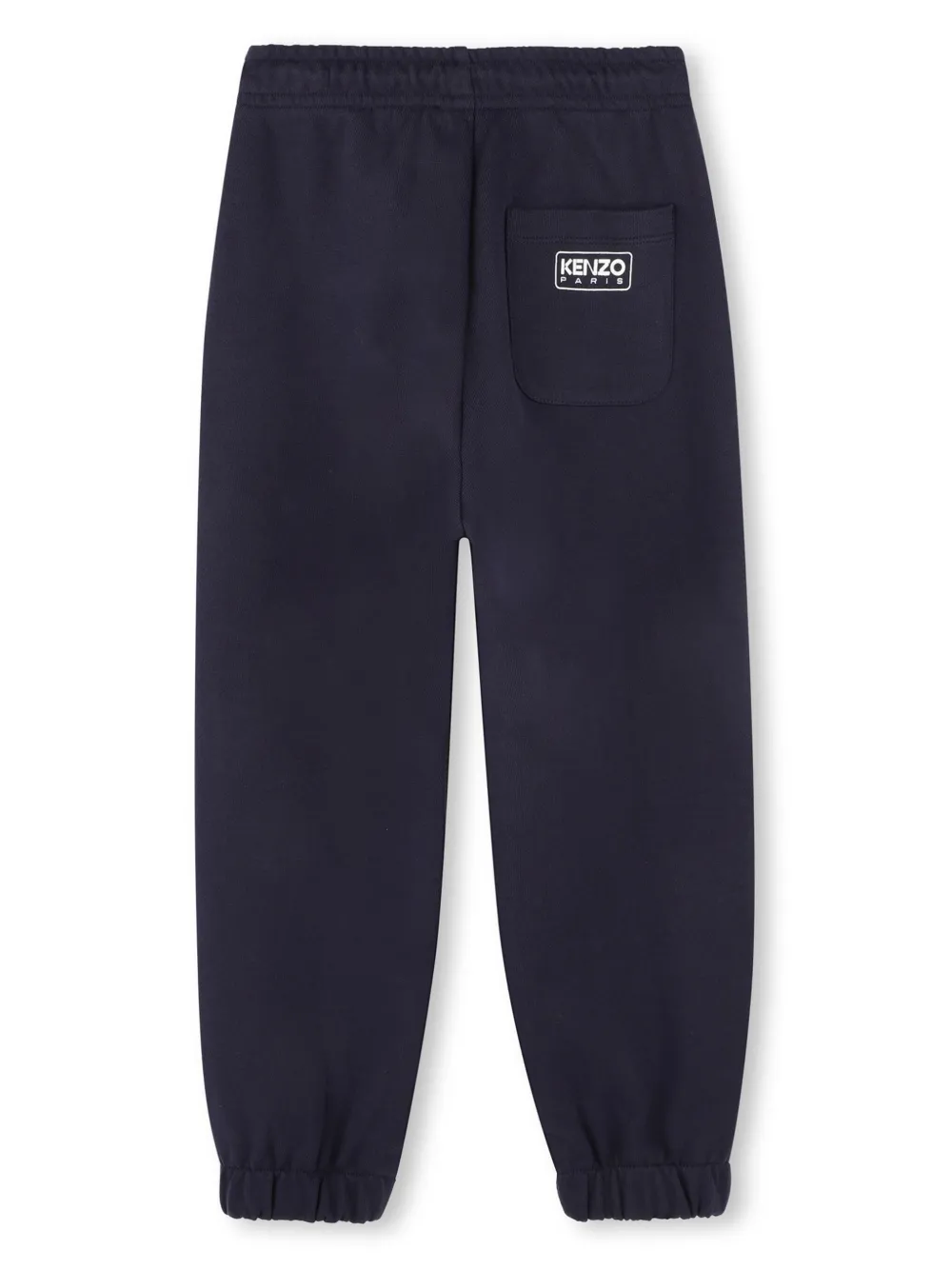 Спортивные брюки из органического хлопка Kenzo Kids, синий — фото 2