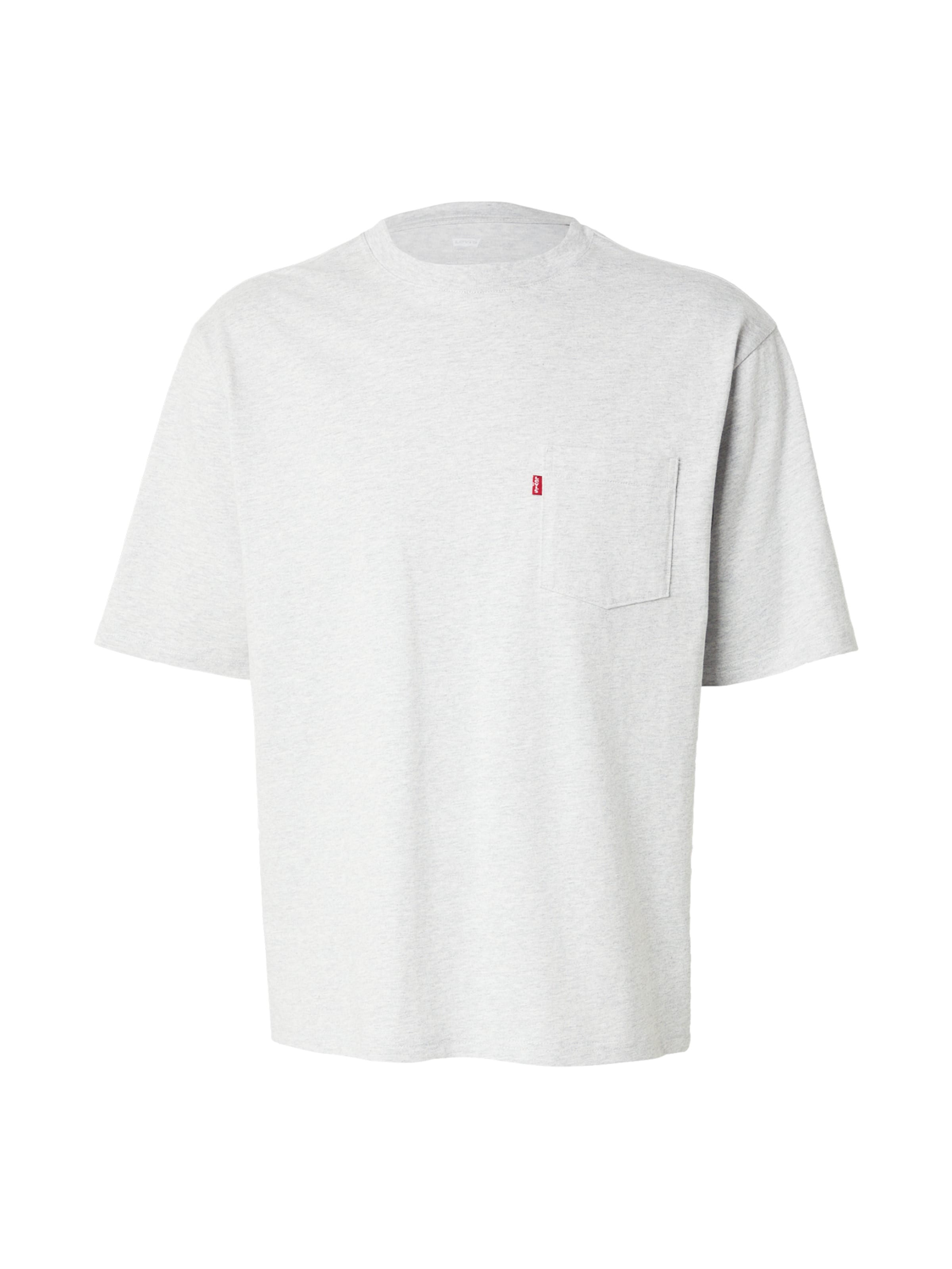 

LEVI'S Футболка 'Half-Sleeve Pocket Tee' в крапчатом сером цвете