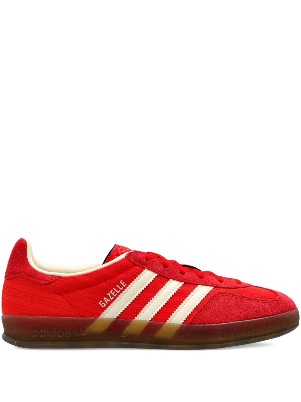 Замшевые кроссовки Gazelle Indoor Adidas, красный
