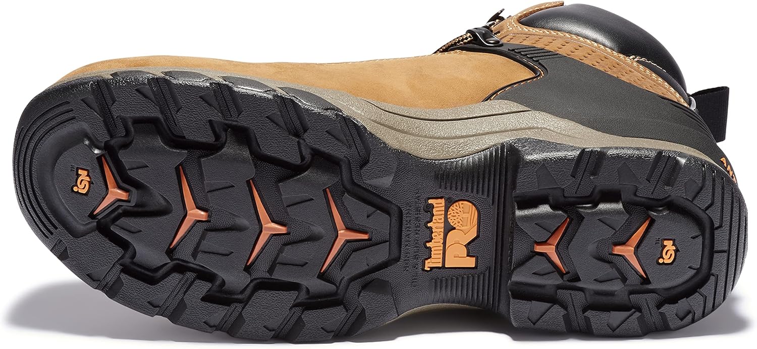 Timberland PRO мужские промышленные рабочие ботинки Hypercharge 6 Inch с композитным защитным носком и водонепроницаемостью, Brown Distressed — фото 4