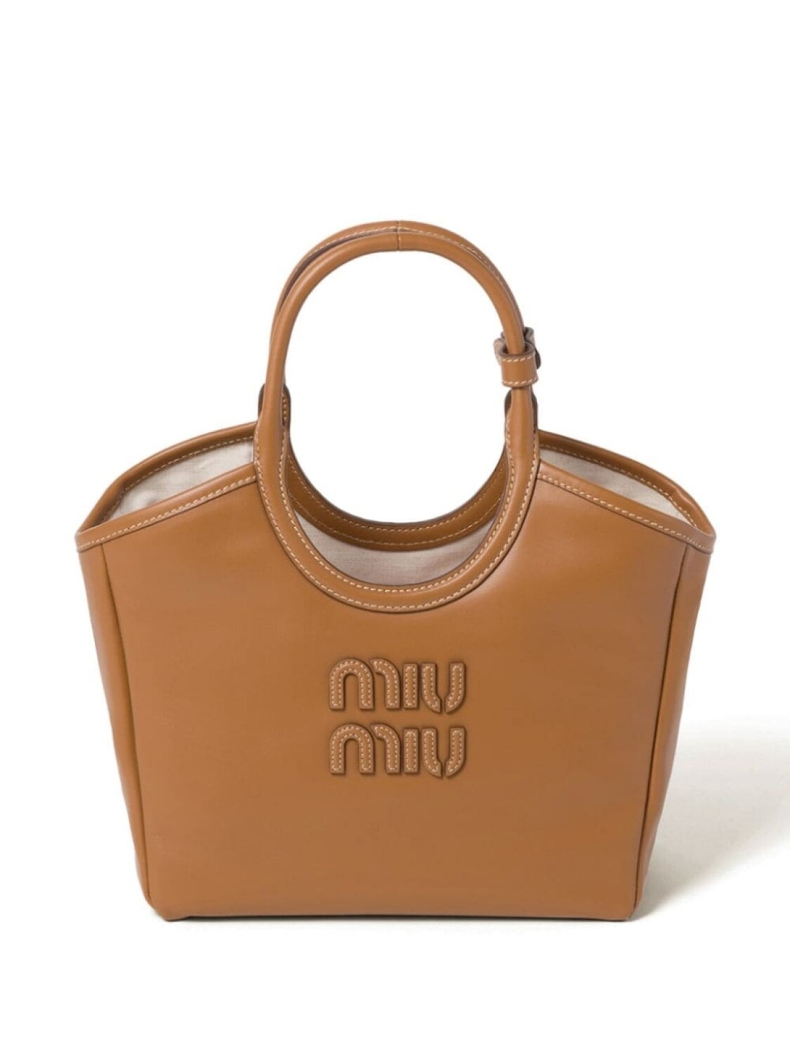 

Сумка-тоут Miu Miu Ivy, коричневый