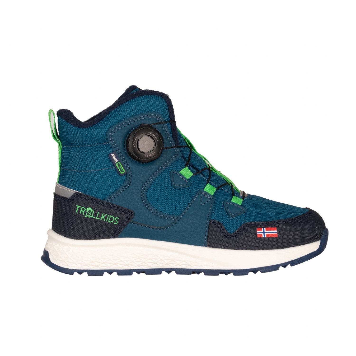 

Зимняя обувь Trollkids Bergen Winter Mid Cut, цвет Dark Marine/Fresh Green